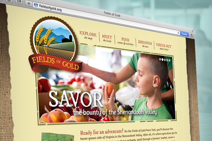 Fields Of Gold Website Design And Custom Google Map